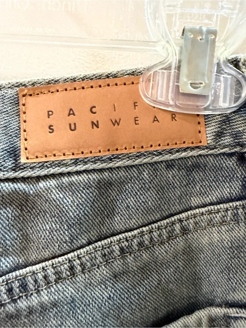 PacSun High-Rise Washed Gray Jean Shorts